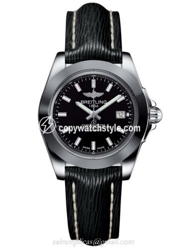 Breitling Galactic 32 Sleek Edition Stainless Steel / Trophy Black / Sahara W7133012/BF62/208X/A14BA.1