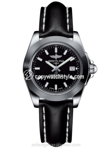 Breitling Galactic 32 Sleek Edition Stainless Steel / Trophy Black / Calf W7133012/BF62/408X/A14BA.1 Breitling Galactic 32 Sleek Edition Stainless Steel / Trophy Black / Calf W7133012/BF62/408X/A14BA.1
