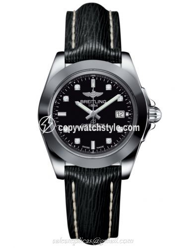 Breitling Galactic 32 Sleek Edition Stainless Steel / Trophy Black Diamond / Sahara W7133012/BF63/208X/A14BA.1