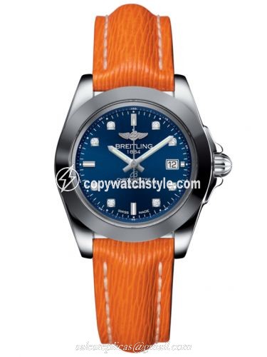 Breitling Galactic 32 Sleek Edition Stainless Steel / Horizon Blue Diamond / Sahara W7133012/C966/212X/A14BA.1 Breitling Galactic 32 Sleek Edition Stainless Steel / Horizon Blue Diamond / Sahara W7133012/C966/212X/A14BA.1