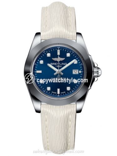 Breitling Galactic 32 Sleek Edition Stainless Steel / Horizon Blue Diamond / Sahara W7133012/C966/235X/A14BA.1