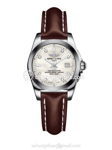 Breitling Galactic 29 Stainless Steel / Pearl Diamond / Calf W7234812/A785/484X/A12BA.1 Breitling Galactic 29 Stainless Steel / Pearl Diamond / Calf W7234812/A785/484X/A12BA.1