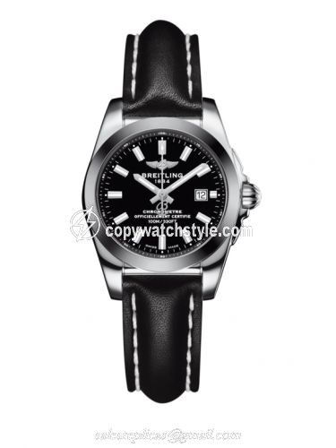 Breitling Galactic 29 Stainless Steel / Trophy Black / Calf W7234812/BE49/477X/A12BA.1