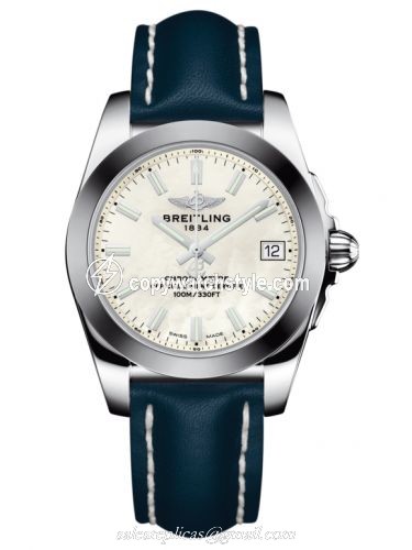Breitling Galactic 36 Stainless Steel / SleekT / Pearl / Calf W7433012.A779.194X Breitling Galactic 36 Stainless Steel / SleekT / Pearl / Calf W7433012.A779.194X