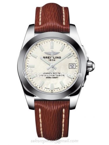 Breitling Galactic 36 Stainless Steel / SleekT / Pearl / Sahara W7433012.A779.216X Breitling Galactic 36 Stainless Steel / SleekT / Pearl / Sahara W7433012.A779.216X