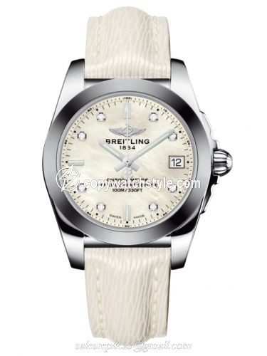 Breitling Galactic 36 Stainless Steel / SleekT / Pearl Diamond / Sahara W7433012.A780.236X Breitling Galactic 36 Stainless Steel / SleekT / Pearl Diamond / Sahara W7433012.A780.236X
