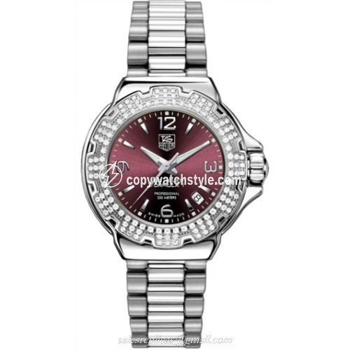 TAG Heuer Formula 1 Quartz 37 Stainless Steel / Diamond / Purple / Bracelet WAC1219.BA0852 TAG Heuer Formula 1 Quartz 37 Stainless Steel / Diamond / Purple / Bracelet WAC1219.BA0852