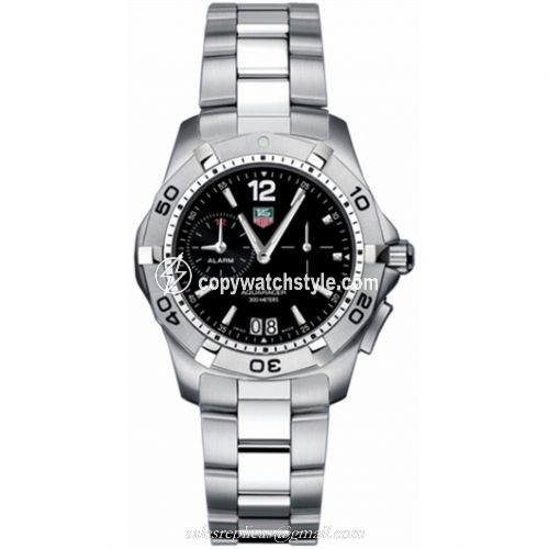 TAG Heuer Aquaracer 300M Alarm 38.4 Stainless Steel / Black / Bracelet WAF111Z.BA0801 TAG Heuer Aquaracer 300M Alarm 38.4 Stainless Steel / Black / Bracelet WAF111Z.BA0801