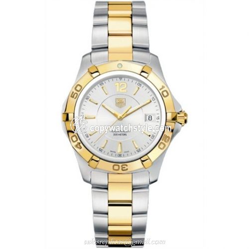 TAG Heuer Aquaracer 300M Quartz 38.4 Stainless Steel / Yellow Gold / Silver / Bracelet WAF1120.BB0807 TAG Heuer Aquaracer 300M Quartz 38.4 Stainless Steel / Yellow Gold / Silver / Bracelet WAF1120.BB0807