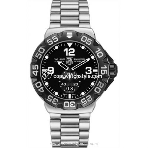 TAG Heuer Formula 1 Big Date 44 Stainless Steel / Black / Bracelet WAH1010.BA0854 TAG Heuer Formula 1 Big Date 44 Stainless Steel / Black / Bracelet WAH1010.BA0854