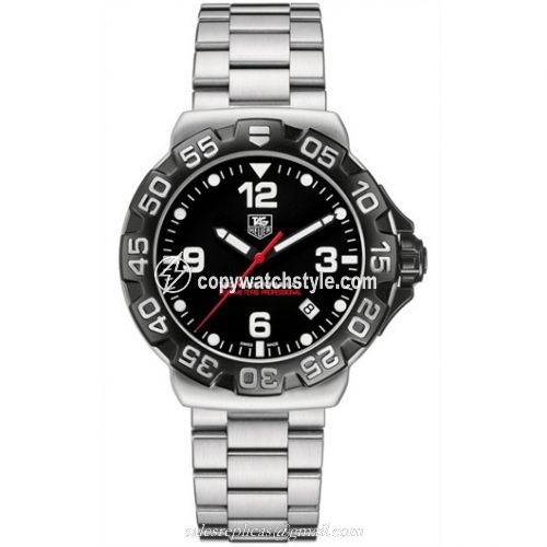TAG Heuer Formula 1 Quartz 41 Stainless Steel / Black / Bracelet WAH1110.BA0858 TAG Heuer Formula 1 Quartz 41 Stainless Steel / Black / Bracelet WAH1110.BA0858