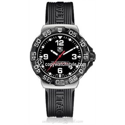 TAG Heuer Formula 1 Quartz 41 Stainless Steel / Black / Rubber WAH1110.FT6024 TAG Heuer Formula 1 Quartz 41 Stainless Steel / Black / Rubber WAH1110.FT6024