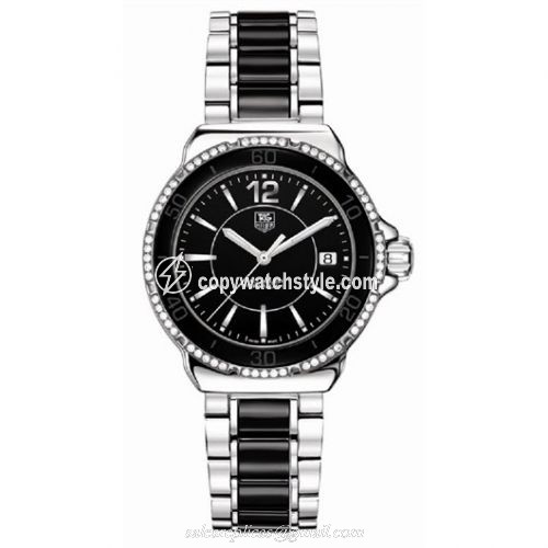 TAG Heuer Formula 1 Quartz 37 Stainless Steel / Diamond / Black / Bracelet WAH1212.BA0859 TAG Heuer Formula 1 Quartz 37 Stainless Steel / Diamond / Black / Bracelet WAH1212.BA0859