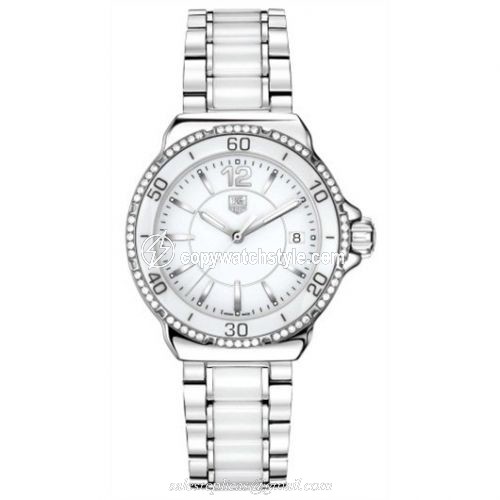 TAG Heuer Formula 1 Quartz 37 Stainless Steel / Diamond / White / Bracelet WAH1213.BA0861 TAG Heuer Formula 1 Quartz 37 Stainless Steel / Diamond / White / Bracelet WAH1213.BA0861