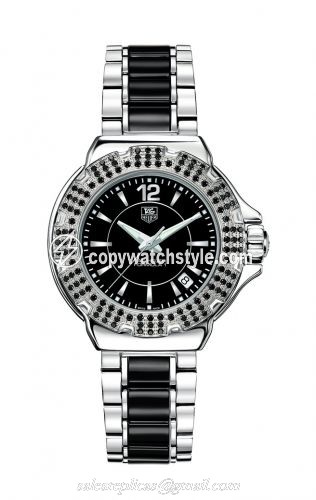 TAG Heuer Formula 1 Quartz 37 Stainless Steel / Ruby / Black / Bracelet WAH1216.BA0859