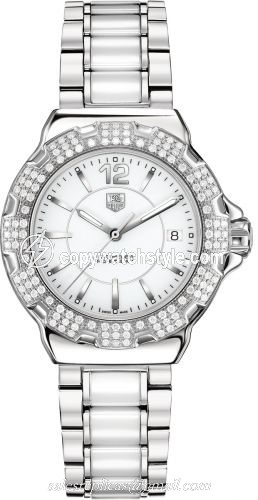 TAG Heuer Formula 1 Quartz 37 Stainless Steel / Diamond / White / Bracelet WAH1218.BA0861