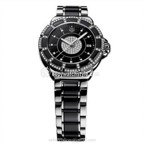 TAG Heuer Formula 1 Quartz 37 Stainless Steel / Diamond / Black - Diamond / Bracelet WAH1219.BA0859