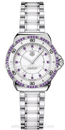TAG Heuer Formula 1 32 Stainless Steel / Sapphire / White / Bracelet WAH1319.BA0869 TAG Heuer Formula 1 32 Stainless Steel / Sapphire / White / Bracelet WAH1319.BA0869