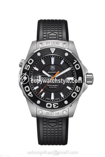 TAG Heuer Aquaracer 500M Quartz 43 Stainless Steel / Black / Rubber WAJ1110.FT6015 TAG Heuer Aquaracer 500M Quartz 43 Stainless Steel / Black / Rubber WAJ1110.FT6015