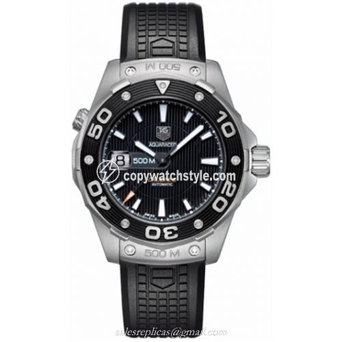 TAG Heuer Aquaracer 500M Calibre 5 43 Stainless Steel / Black / Rubber WAJ2110.FT6015