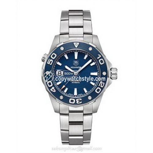TAG Heuer Aquaracer 500M Calibre 5 43 Stainless Steel / Blue / Bracelet WAJ2112.BA0870 TAG Heuer Aquaracer 500M Calibre 5 43 Stainless Steel / Blue / Bracelet WAJ2112.BA0870