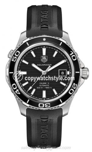 TAG Heuer Aquaracer 500M Calibre 5 41 Stainless Steel / Black / Rubber WAK2110.FT6027