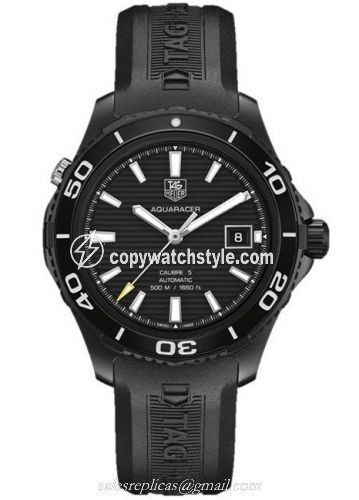 TAG Heuer Aquaracer 500M Calibre 5 41 Titanium PVD / Black / Rubber WAK2180.FT6027
