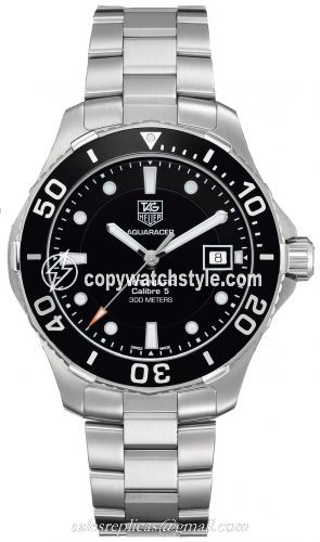 TAG Heuer Aquaracer 300M Calibre 5 41 Stainless Steel / Black / Bracelet WAN2110.BA0822 TAG Heuer Aquaracer 300M Calibre 5 41 Stainless Steel / Black / Bracelet WAN2110.BA0822