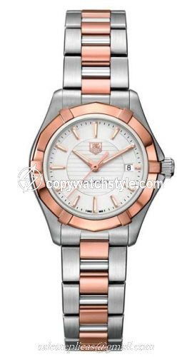 TAG Heuer Aquaracer 300M Quartz 27 Stainless Steel / Rose Gold / Silver / Bracelet WAP1450.BD0837 TAG Heuer Aquaracer 300M Quartz 27 Stainless Steel / Rose Gold / Silver / Bracelet WAP1450.BD0837