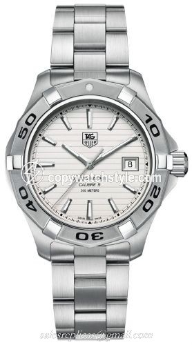 TAG Heuer Aquaracer 300M Calibre 5 41 Stainless Steel / Silver / Bracelet WAP2011.BA0830 TAG Heuer Aquaracer 300M Calibre 5 41 Stainless Steel / Silver / Bracelet WAP2011.BA0830