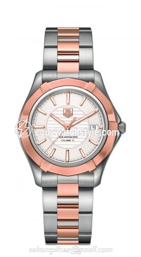 TAG Heuer Aquaracer 300M Calibre 5 40 Stainless Steel / Rose Gold / Bracelet WAP2150.BD0839 TAG Heuer Aquaracer 300M Calibre 5 40 Stainless Steel / Rose Gold / Bracelet WAP2150.BD0839