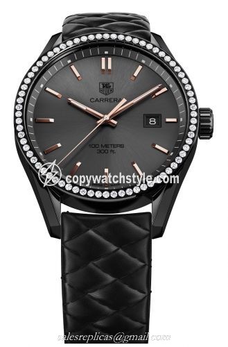 TAG Heuer Carrera Quartz 41 Titanium / Cara Delevingne Special Edition WAR101B.FC6367 TAG Heuer Carrera Quartz 41 Titanium / Cara Delevingne Special Edition WAR101B.FC6367