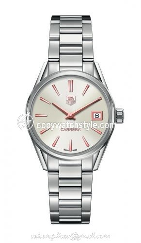 TAG Heuer Carrera Lady Quartz 32 Stainless Steel / Silver / Bracelet WAR1312.BA0773 TAG Heuer Carrera Lady Quartz 32 Stainless Steel / Silver / Bracelet WAR1312.BA0773