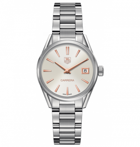 TAG Heuer Carrera Lady Quartz 32 Stainless Steel / Silver / Bracelet WAR1312.BA0778 TAG Heuer Carrera Lady Quartz 32 Stainless Steel / Silver / Bracelet WAR1312.BA0778