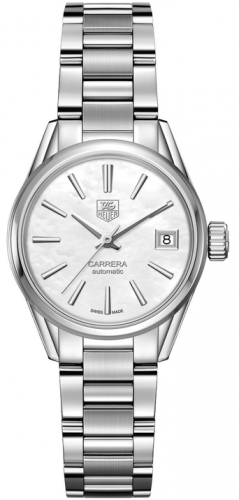 TAG Heuer Carrera Calibre 9 28 Stainless Steel / MOP / Bracelet WAR2411.BA0776 TAG Heuer Carrera Calibre 9 28 Stainless Steel / MOP / Bracelet WAR2411.BA0776