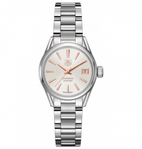 TAG Heuer Carrera Calibre 9 28 Stainless Steel / Silver / Bracelet WAR2412.BA0776 TAG Heuer Carrera Calibre 9 28 Stainless Steel / Silver / Bracelet WAR2412.BA0776