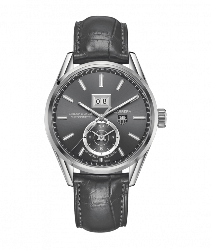 TAG Heuer Carrera Calibre 8 41 Stainless Steel / Grey / Alligator WAR5012.FC6326 TAG Heuer Carrera Calibre 8 41 Stainless Steel / Grey / Alligator WAR5012.FC6326