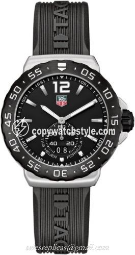 TAG Heuer Formula 1 Big Date 42 Stainless Steel / Black / Rubber WAU1110.FT6024
