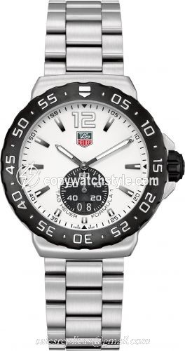 TAG Heuer Formula 1 Big Date 42 Stainless Steel / White / Bracelet WAU1111.BA0858