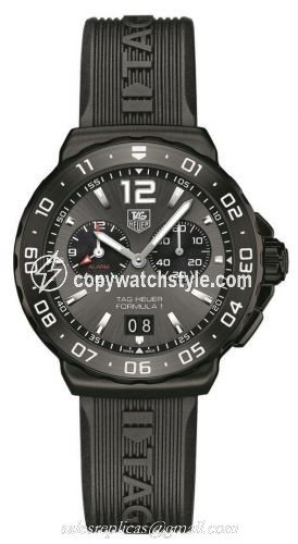 TAG Heuer Formula 1 Alarm 42 Titanium PVD / Black / Rubber WAU111D.FT6024 TAG Heuer Formula 1 Alarm 42 Titanium PVD / Black / Rubber WAU111D.FT6024