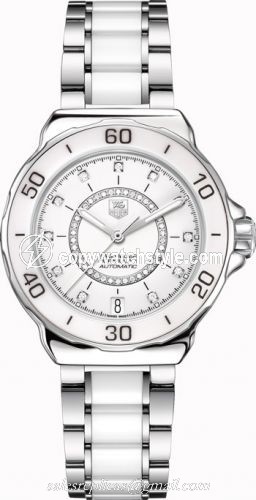 TAG Heuer Formula 1 Calibre 5 37 Stainless Steel / White - Diamond / Bracelet WAU2211.BA0861 TAG Heuer Formula 1 Calibre 5 37 Stainless Steel / White - Diamond / Bracelet WAU2211.BA0861