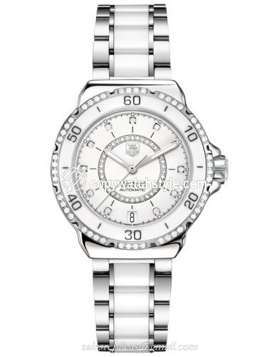 TAG Heuer Formula 1 Calibre 5 37 Stainless Steel / Diamond / White - Diamond / Bracelet WAU2213.BA0861 TAG Heuer Formula 1 Calibre 5 37 Stainless Steel / Diamond / White - Diamond / Bracelet WAU2213.BA0861