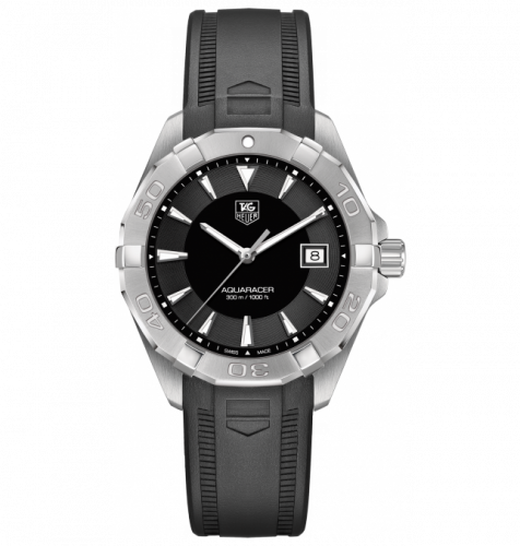 TAG Heuer Aquaracer 300M Quartz 40.5 Stainless Steel / Black / Rubber WAY1110.FT8021
