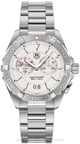 TAG Heuer Aquaracer 300M Alarm 40.5 Stainless Steel / Silver / Bracelet WAY111Y.BA0910 TAG Heuer Aquaracer 300M Alarm 40.5 Stainless Steel / Silver / Bracelet WAY111Y.BA0910