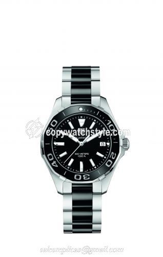 TAG Heuer Aquaracer 300M Quartz 35 Stainless Steel / Black / Bracelet WAY131A.BA0913 TAG Heuer Aquaracer 300M Quartz 35 Stainless Steel / Black / Bracelet WAY131A.BA0913