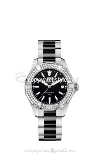 TAG Heuer Aquaracer 300M Quartz 35 Stainless Steel / Diamond / Black / Bracelet WAY131E.BA0913 TAG Heuer Aquaracer 300M Quartz 35 Stainless Steel / Diamond / Black / Bracelet WAY131E.BA0913