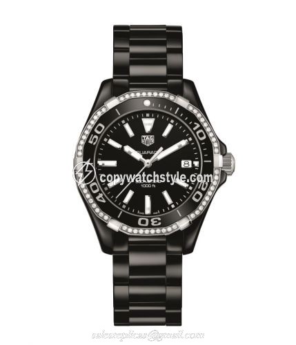 TAG Heuer Aquaracer 300M 35 Ceramic / Diamond / Black / Bracelet WAY1395.BH0716 TAG Heuer Aquaracer 300M 35 Ceramic / Diamond / Black / Bracelet WAY1395.BH0716