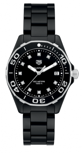 TAG Heuer Aquaracer 300M 35 Ceramic / Black - Diamond / Bracelet WAY1397.BH0743 TAG Heuer Aquaracer 300M 35 Ceramic / Black - Diamond / Bracelet WAY1397.BH0743