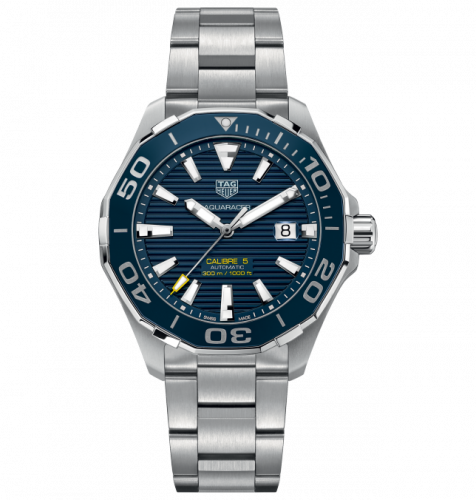 TAG Heuer Aquaracer 300M Calibre 5 43 Stainless Steel / Blue / Steel WAY201B.BA0927