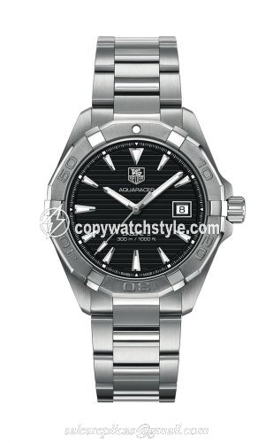 TAG Heuer Aquaracer 300M Calibre 5 40.5 Stainless Steel / Black / Bracelet WAY2110.BA0910 TAG Heuer Aquaracer 300M Calibre 5 40.5 Stainless Steel / Black / Bracelet WAY2110.BA0910